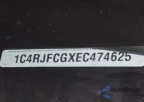 2014 Jeep Grand Cherokee Overland из США, поврежденный, VIN 1C4RJFCGXEC474625